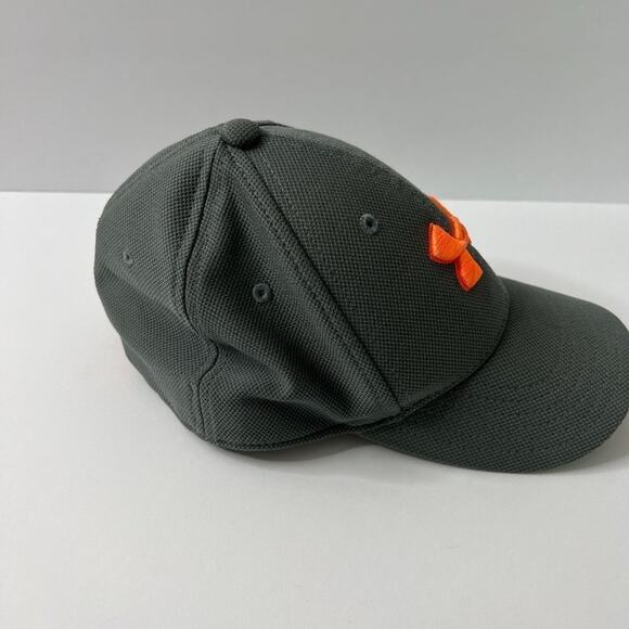 Under Armour Youth Hat  Classic Fit Stretch Gray Sz S/M - Picture 3 of 6